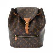 Louis Vuitton Vintage Pre-owned Tyg ryggsckar Brown, Dam