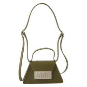 MM6 Maison Margiela Numeric Mini Axelväska Grön Läder Green, Dam