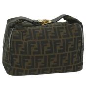 Fendi Vintage Pre-owned Canvas fendi-vskor Black, Dam