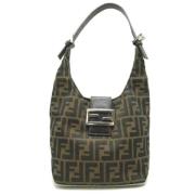 Fendi Vintage Pre-owned Tyg fendi-vskor Brown, Dam