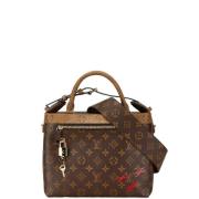 Louis Vuitton Vintage Pre-owned Canvas handvskor Brown, Dam