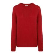 P.a.r.o.s.h. Röd Stilfull Dam Sweatshirt Aw24 Red, Dam