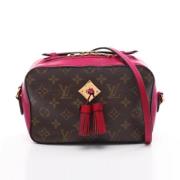 Louis Vuitton Vintage Pre-owned Canvas handvskor Brown, Dam