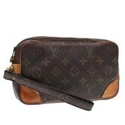 Louis Vuitton Vintage Pre-owned Canvas kuvertvskor Brown, Dam