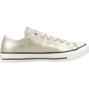 Converse Metallic Light Sneakers Yellow, Dam