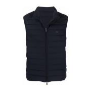 Emporio Armani Blå Vadderad Gilet Jacka Blue, Herr