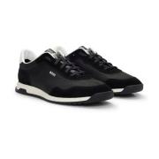 Hugo Boss Zayn Hybrid Sneakers med Logo Prints Black, Herr