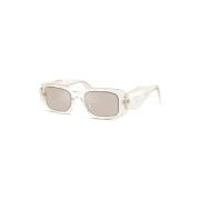 Prada PR 17Ws 19X30N Sunglasses Beige, Dam