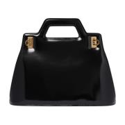 Salvatore Ferragamo Svart Wanda Handväska Black, Dam