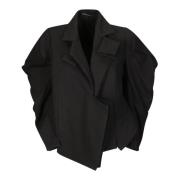 Yohji Yamamoto Box Detail Wide Sleeve Jacket Black, Dam