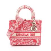 Dior Vintage Pre-owned Canvas dior-vskor Red, Dam