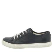 Gucci Vintage Pre-owned Laeder sneakers Blue, Herr