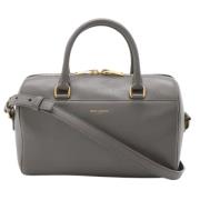 Yves Saint Laurent Vintage Pre-owned Laeder handvskor Gray, Dam