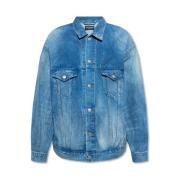 Balenciaga Oversize denimjacka Blue, Herr