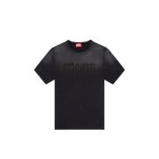 Diesel Solblekt Regular-Fit T-shirt Black, Herr