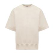 Jil Sander Logo Crew-Neck T-Shirt Beige, Herr