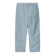 Carhartt Wip Stiliga Urbana Byxor för Vardagsbruk Blue, Herr