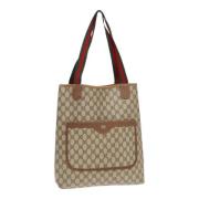 Gucci Vintage Pre-owned Laeder totevskor Beige, Dam