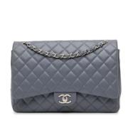 Chanel Vintage Pre-owned Laeder chanel-vskor Gray, Dam