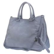 Prada Vintage Pre-owned Laeder totevskor Gray, Dam