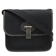 Hermès Vintage Pre-owned Canvas axelremsvskor Black, Dam