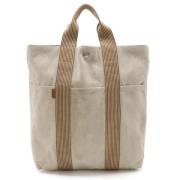 Hermès Vintage Pre-owned Canvas handvskor Beige, Dam