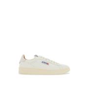 Autry Dallas Läder Sneakers med Mocka Detalj White, Herr