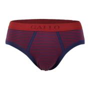 GALLO Mäns blå bomullsbriefs med Windsor-ränder Multicolor, Herr