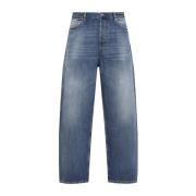 Valentino Medium Blå Denim Jeans för Män Blue, Herr