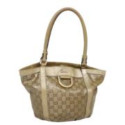 Gucci Vintage Pre-owned Canvas gucci-vskor Yellow, Dam