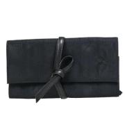 Chanel Vintage Pre-owned Canvas kuvertvskor Black, Dam