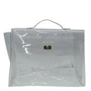 Hermès Vintage Pre-owned Canvas handvskor White, Dam