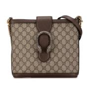 Gucci Vintage Pre-owned Canvas gucci-vskor Beige, Dam