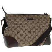 Gucci Vintage Pre-owned Canvas gucci-vskor Beige, Dam