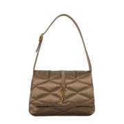 Yves Saint Laurent Vintage Pre-owned Mocka handvskor Brown, Dam