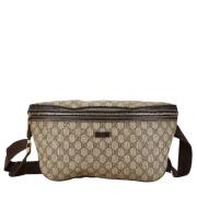 Gucci Vintage Pre-owned Canvas gucci-vskor Beige, Dam