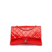 Chanel Vintage Pre-owned Laeder chanel-vskor Red, Dam