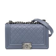 Chanel Vintage Pre-owned Laeder crossbodyvskor Purple, Dam