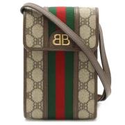 Gucci Vintage Pre-owned Canvas gucci-vskor Brown, Dam