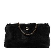 Chanel Vintage Pre-owned Tyg chanel-vskor Black, Dam