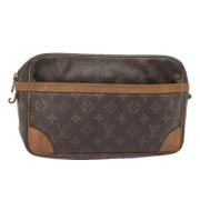 Louis Vuitton Vintage Pre-owned Canvas kuvertvskor Brown, Dam