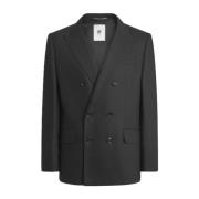 PT Torino Kashmir Nero Dubbelknäppt Blazer Black, Herr