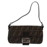 Fendi Vintage Pre-owned Canvas fendi-vskor Brown, Dam