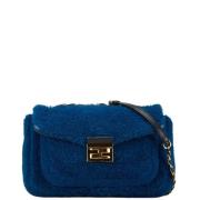 Fendi Vintage Pre-owned Laeder handvskor Blue, Dam