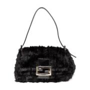 Fendi Vintage Pre-owned Paels fendi-vskor Black, Dam