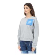 Adidas Originals Ksenia Grå Crewneck Tröja Gray, Dam