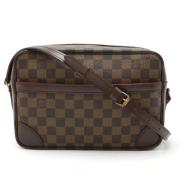 Louis Vuitton Vintage Pre-owned Canvas axelremsvskor Brown, Dam