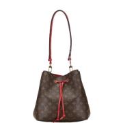 Louis Vuitton Vintage Pre-owned Canvas handvskor Brown, Dam