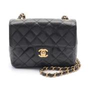 Chanel Vintage Pre-owned Tyg chanel-vskor Black, Dam