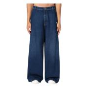 Off White Boyfriend Jeans Blue, Herr